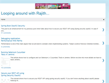 Tablet Screenshot of blog.rajithdelantha.com